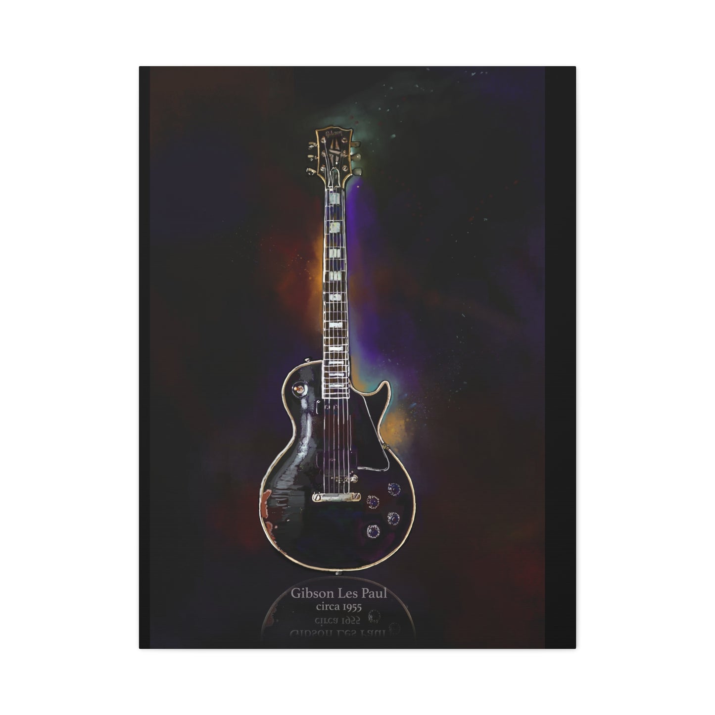 Gibson Les Paul Wall Art Canvas Print