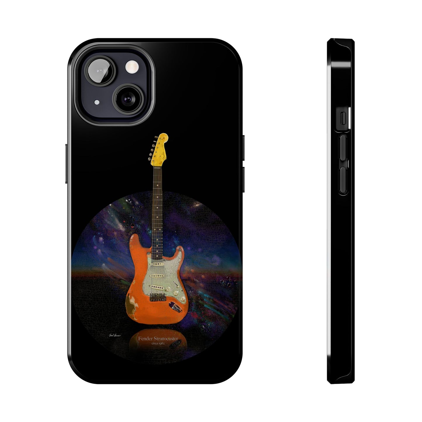Phone Case - Fender Stratocaster Painting Design for iPhone 15