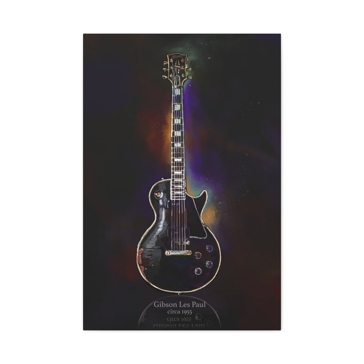 Gibson Les Paul Wall Art Canvas Print