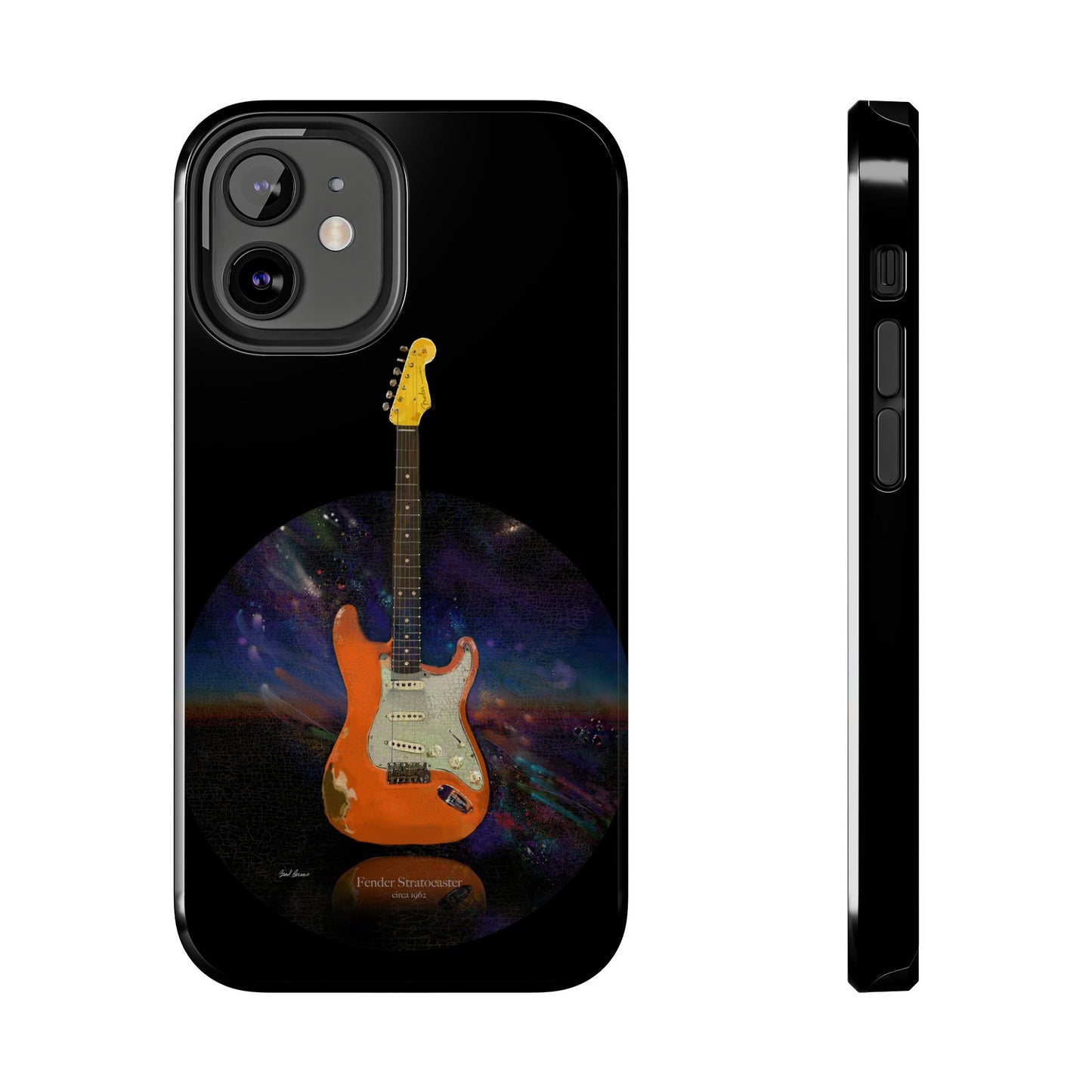 Phone Case - Fender Stratocaster Painting Design for iPhone 15
