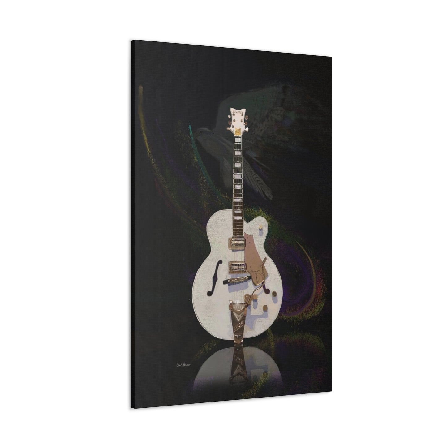Gretsch White Falcon Canvas Gallery Wraps