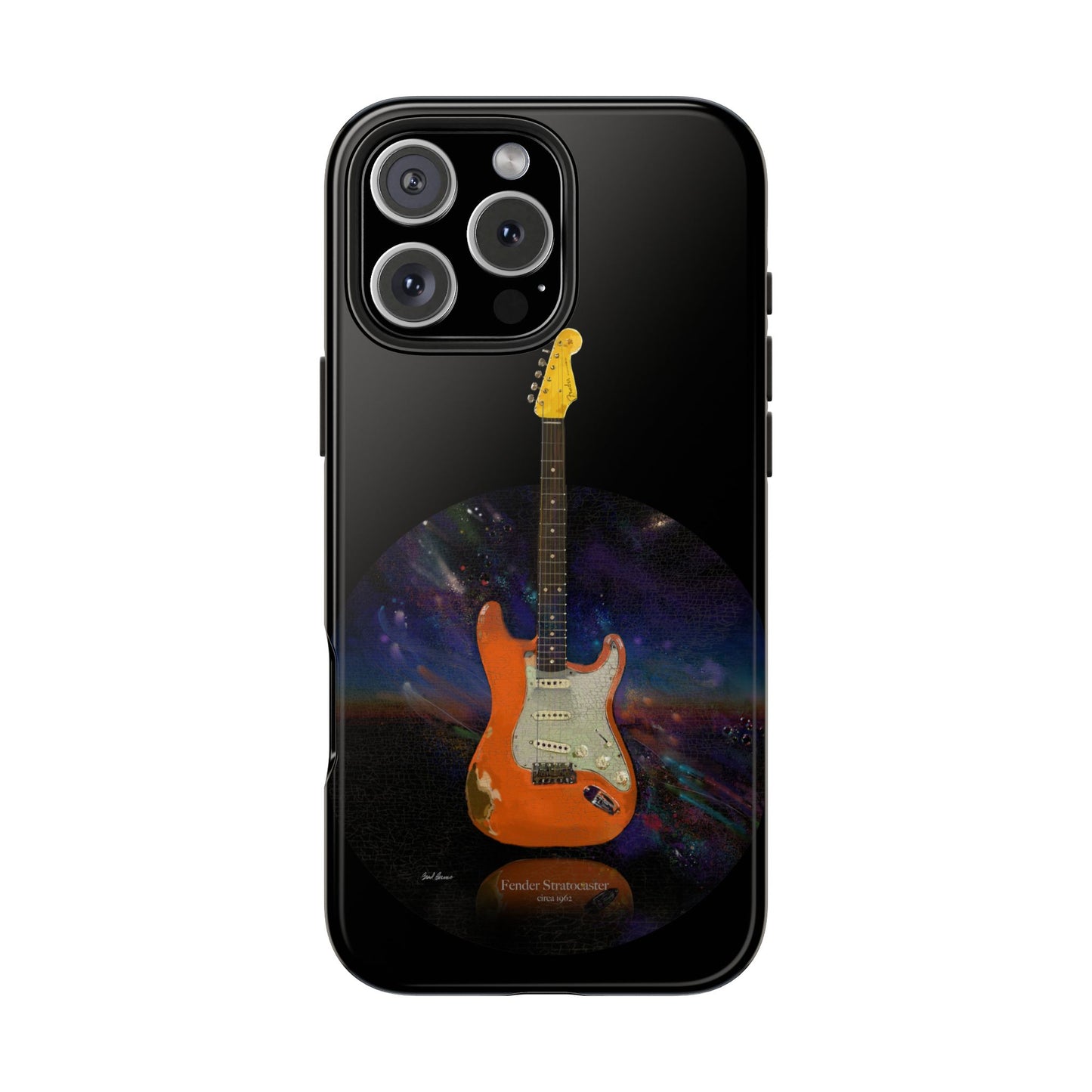 Phone Case - Fender Stratocaster Painting Design for iPhone 15
