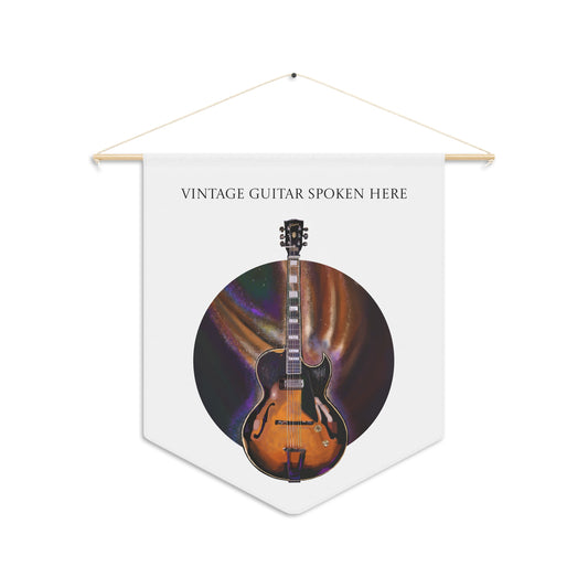 Pennant Flag - Vintage Guitar Spoken Here