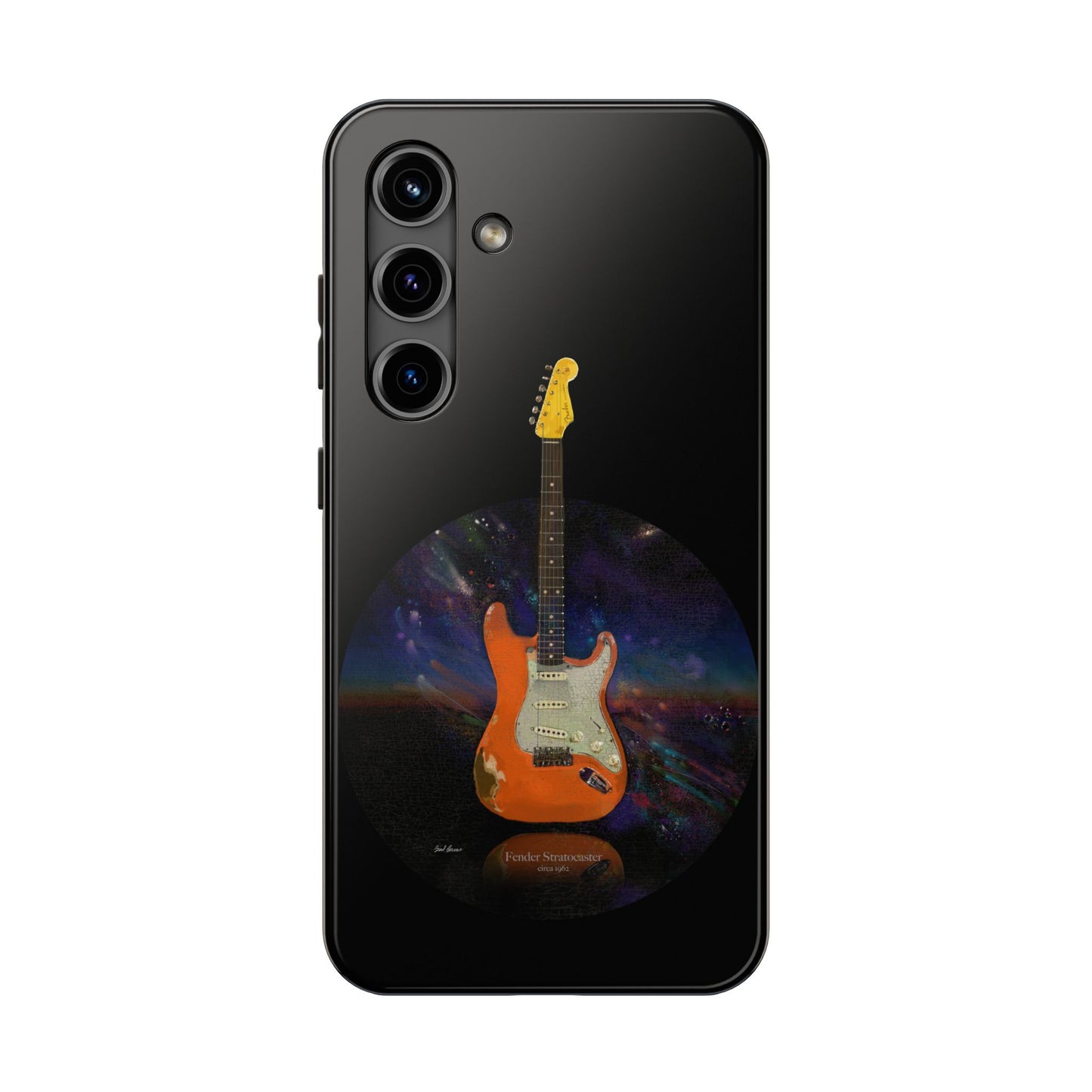 Phone Case - Fender Stratocaster Painting Design for iPhone 15