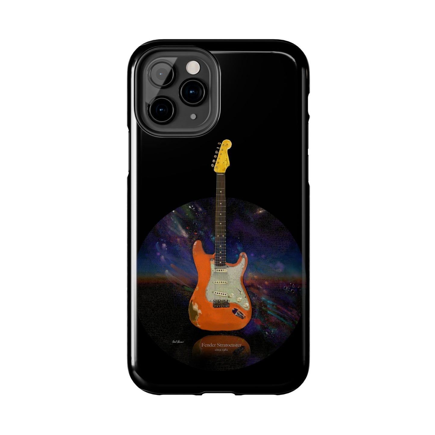 Phone Case - Fender Stratocaster Painting Design for iPhone 15