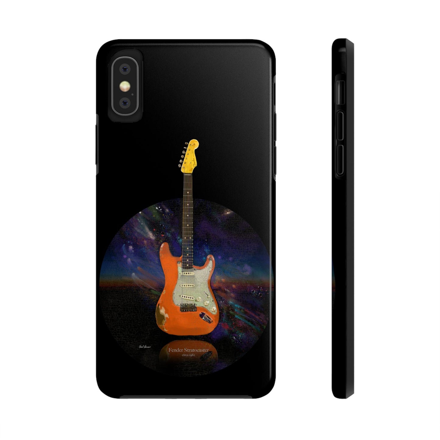 Phone Case - Fender Stratocaster Painting Design for iPhone 15