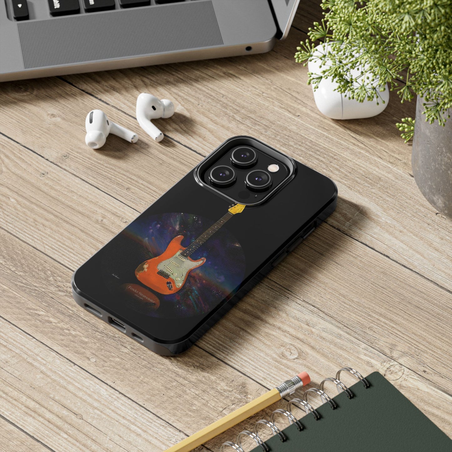Phone Case - Fender Stratocaster Painting Design for iPhone 15