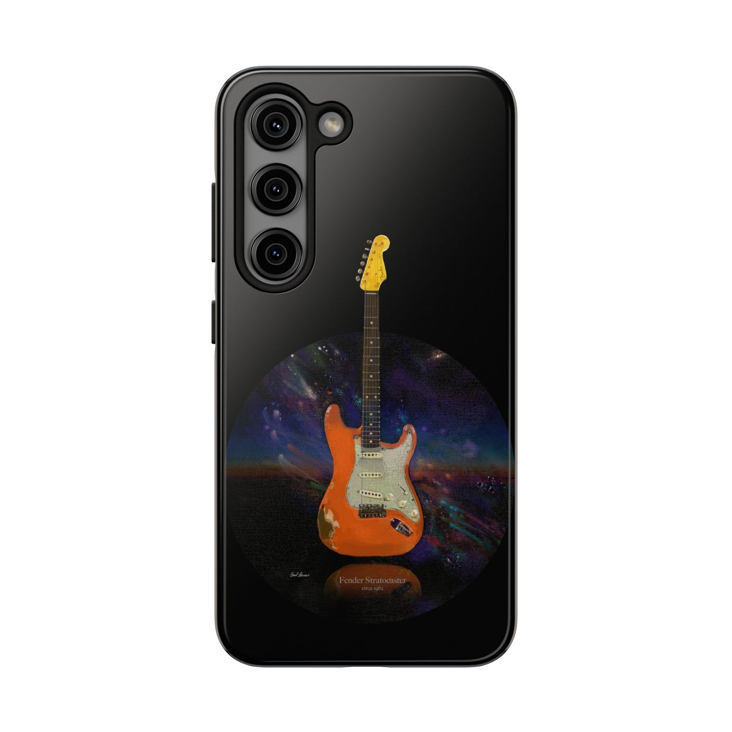 Phone Case - Fender Stratocaster Painting Design for iPhone 15