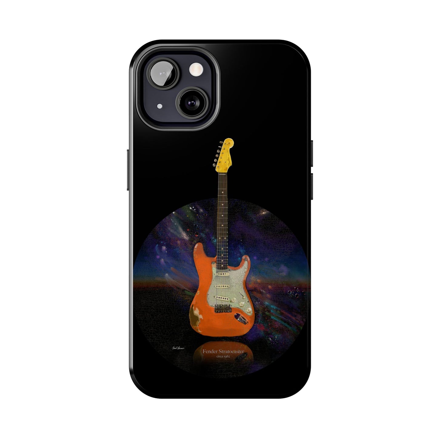 Phone Case - Fender Stratocaster Painting Design for iPhone 15