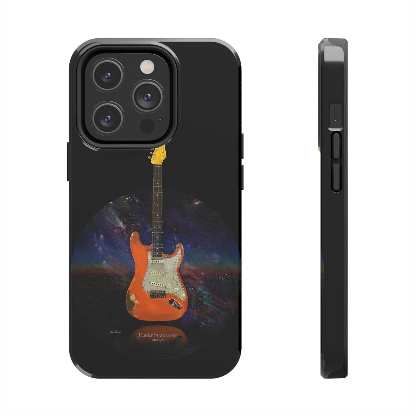 Phone Case - Fender Stratocaster Painting Design for iPhone 15