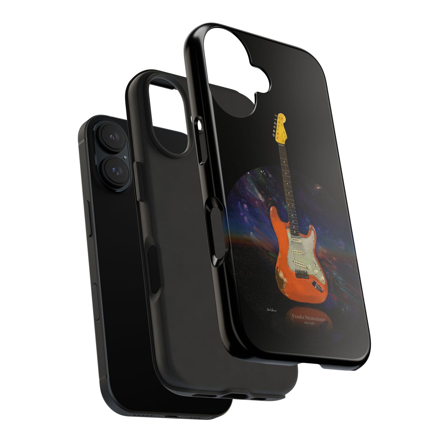 Phone Case - Fender Stratocaster Painting Design for iPhone 15
