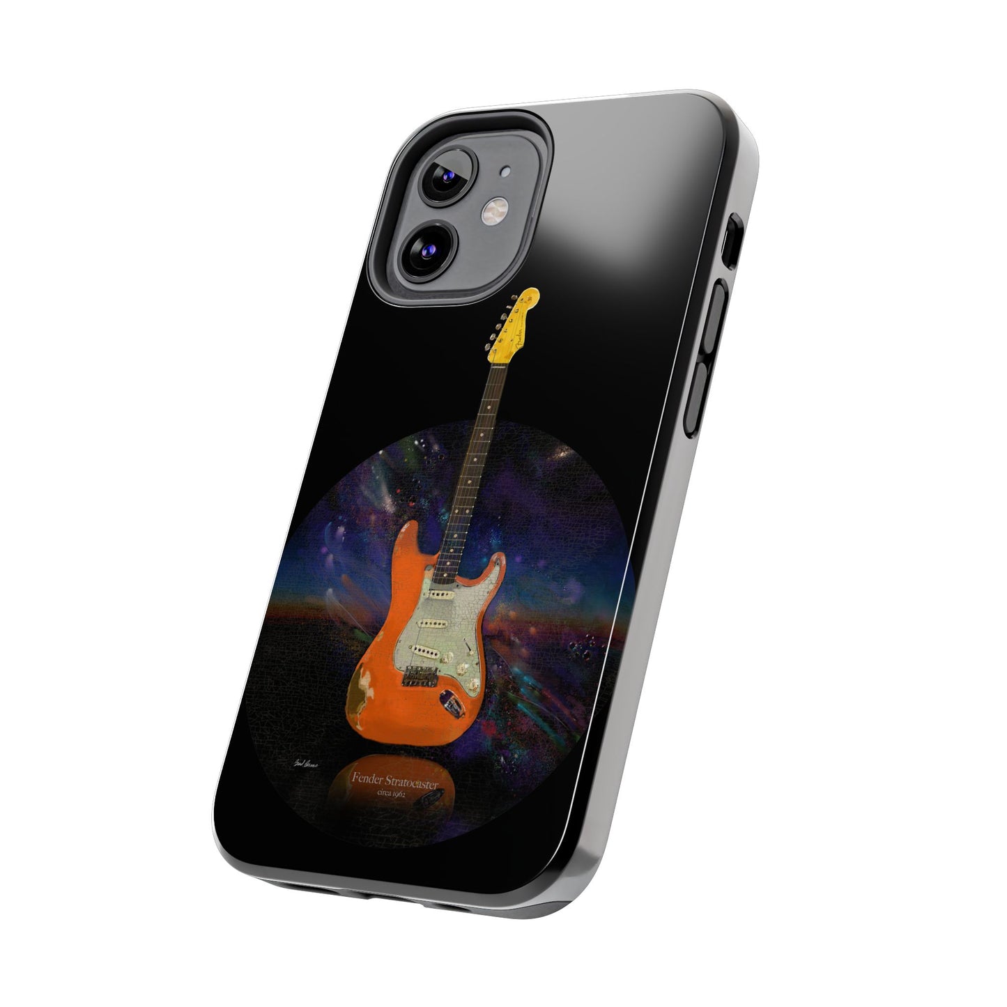 Phone Case - Fender Stratocaster Painting Design for iPhone 15