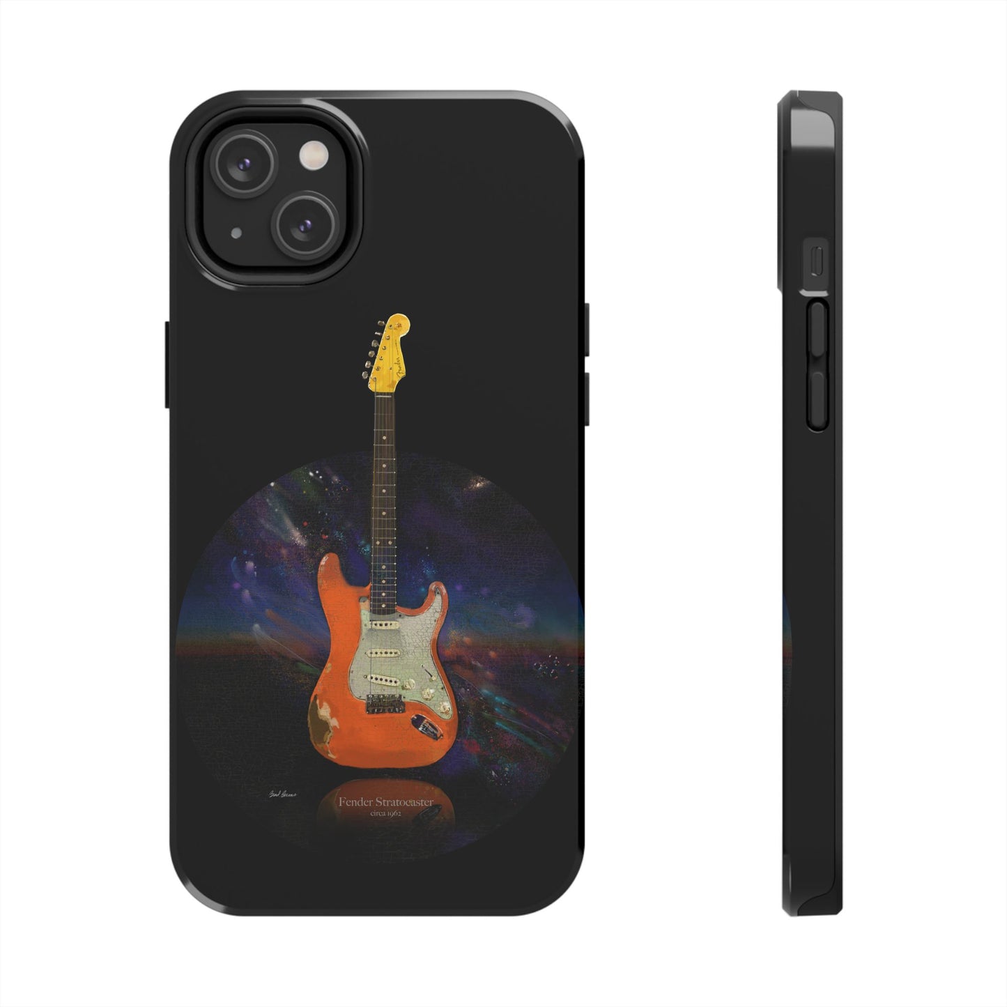 Phone Case - Fender Stratocaster Painting Design for iPhone 15