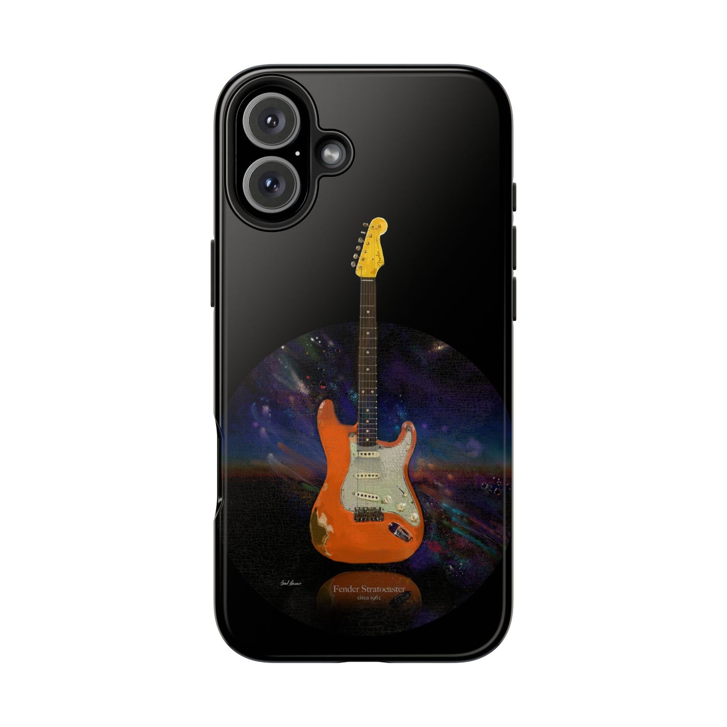Phone Case - Fender Stratocaster Painting Design for iPhone 15