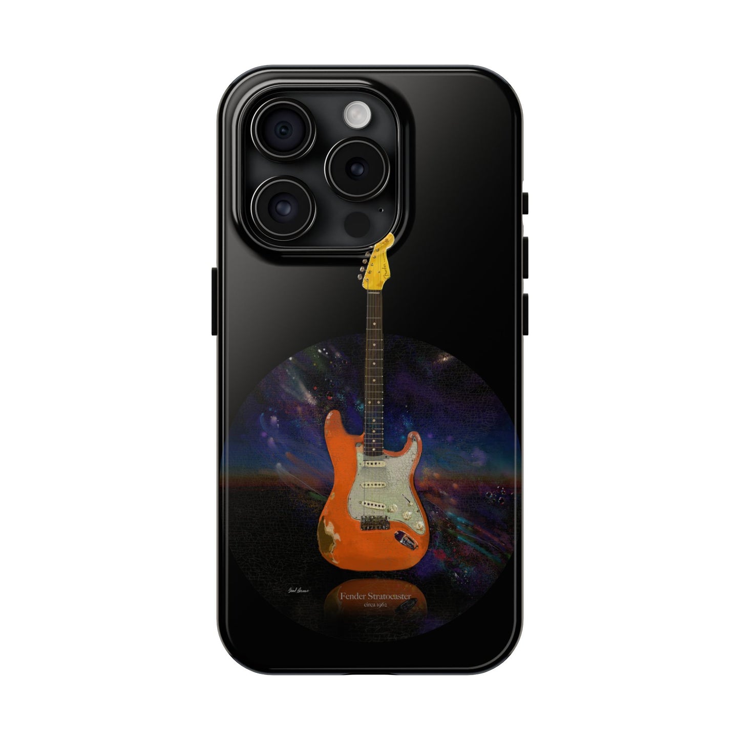 Phone Case - Fender Stratocaster Painting Design for iPhone 15