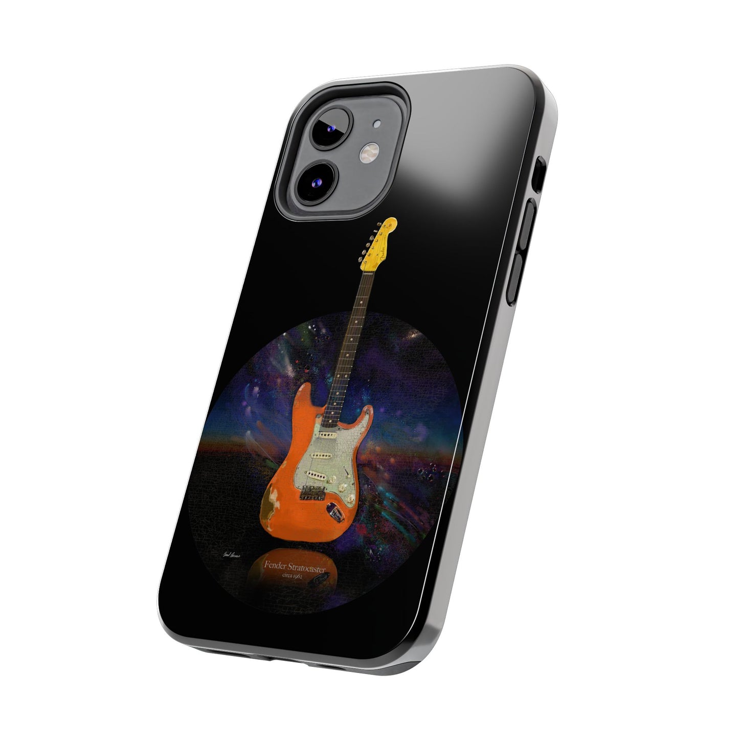 Phone Case - Fender Stratocaster Painting Design for iPhone 15