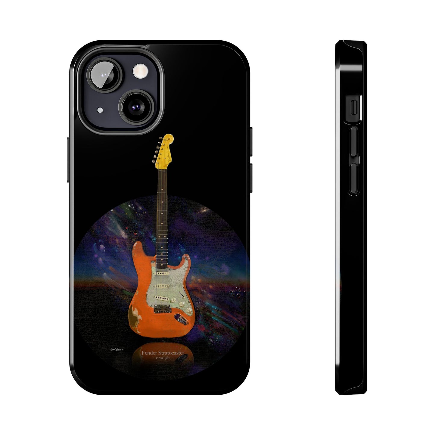 Phone Case - Fender Stratocaster Painting Design for iPhone 15