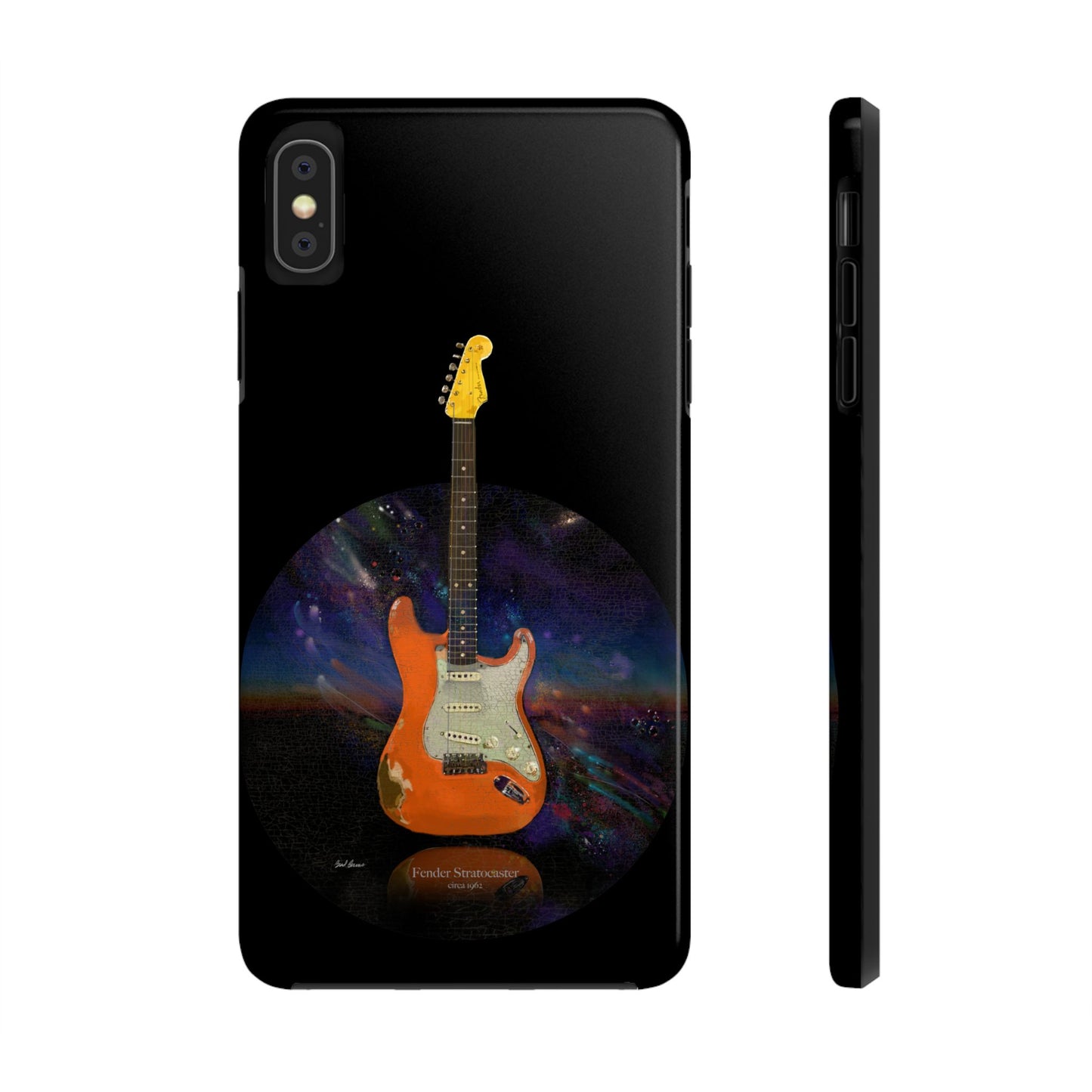 Phone Case - Fender Stratocaster Painting Design for iPhone 15