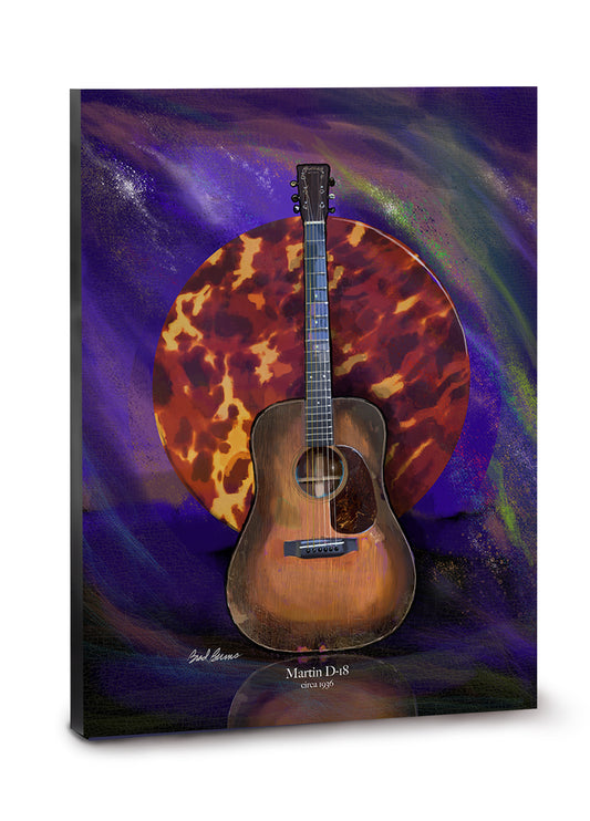 Martin D-18 1936 Canvas wall Art